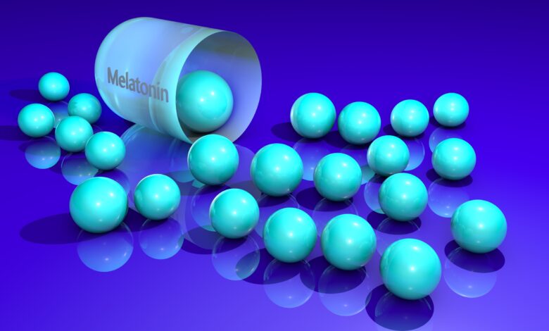 Capsules de mélatonine pour le sommeil