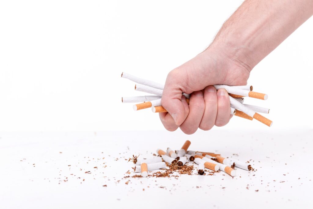 Comment arrêter de fumer de manière progressive ? Concept pour arrêter de fumer