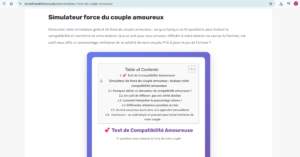 compatibilité amoureuse vivreettravaillerencouple.com