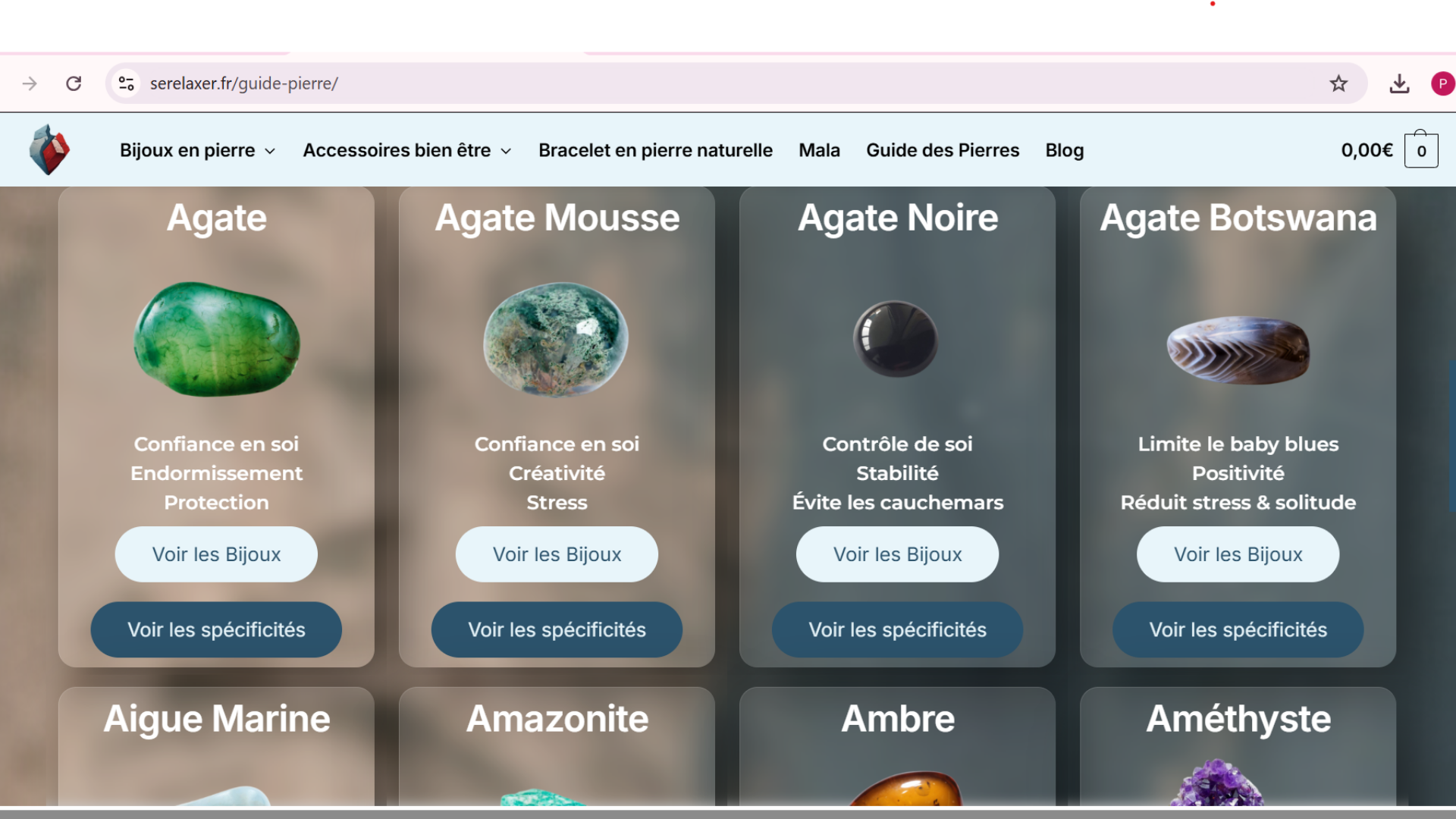 serelaxer.fr liste des pierre